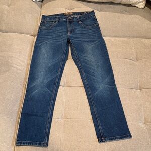 Ring of Fire Men's Slim Fit Blue Jeans
